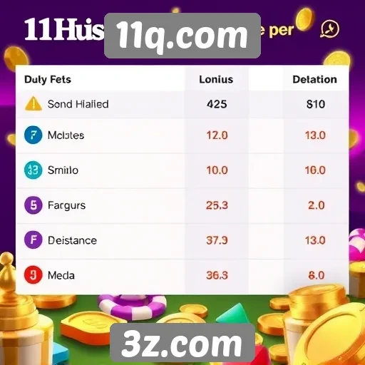 Comparativo de bônus oferecidos pelo 11q.com